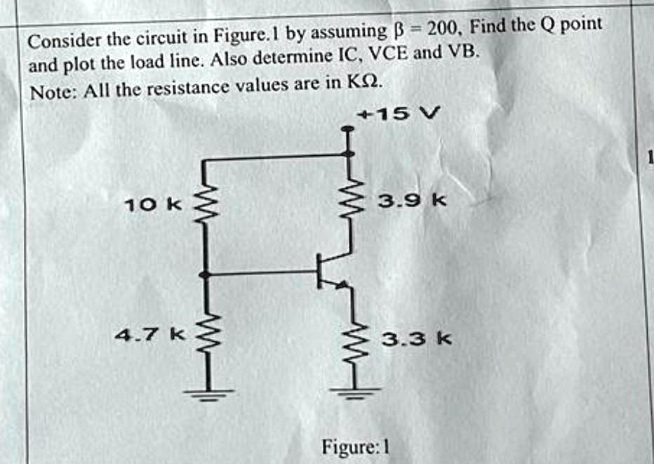 SOLVED Consider the circuit in Figure.1 by assuming =200.Find the Q