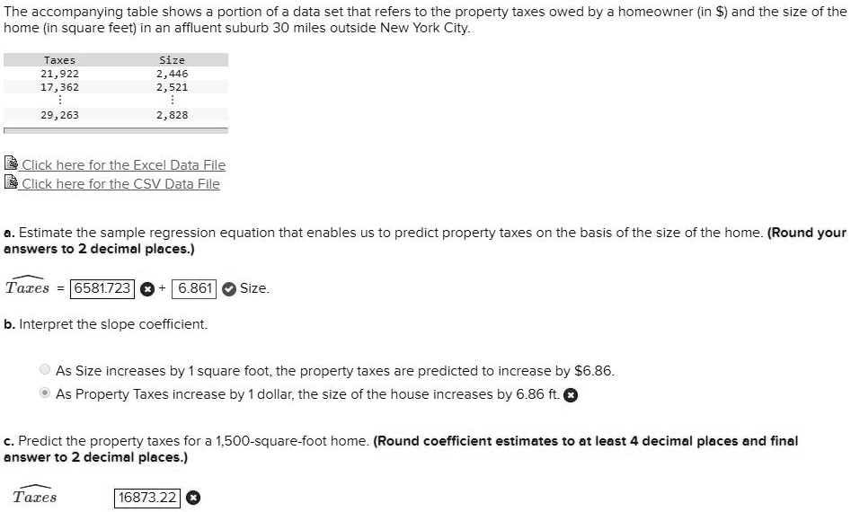 SOLVED The table shows a portion of the data set that