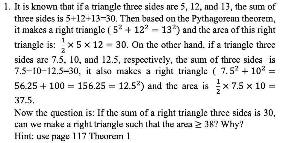 Could 5 12 13 make a right triangle?