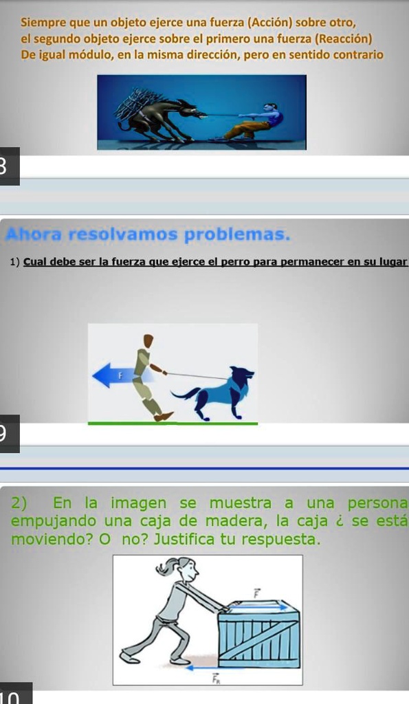 SOLVED: Leyes De Newton, Ayuda Porfavorr¡ Siempre Que Un Objeto Ejerce ...