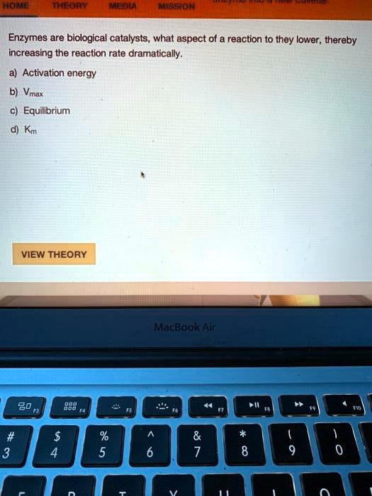 SOLVED THEORY MEDIA MISSION Enzymes are biological catalysts. What