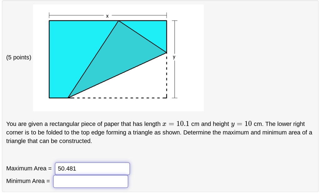 Solved Points You Are Given A Rectangular Piece Of Paper That Has