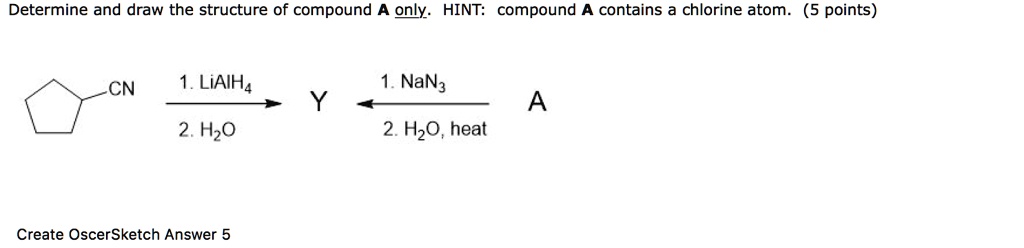 SOLVED: Determine and draw the structure of compound containing a ...