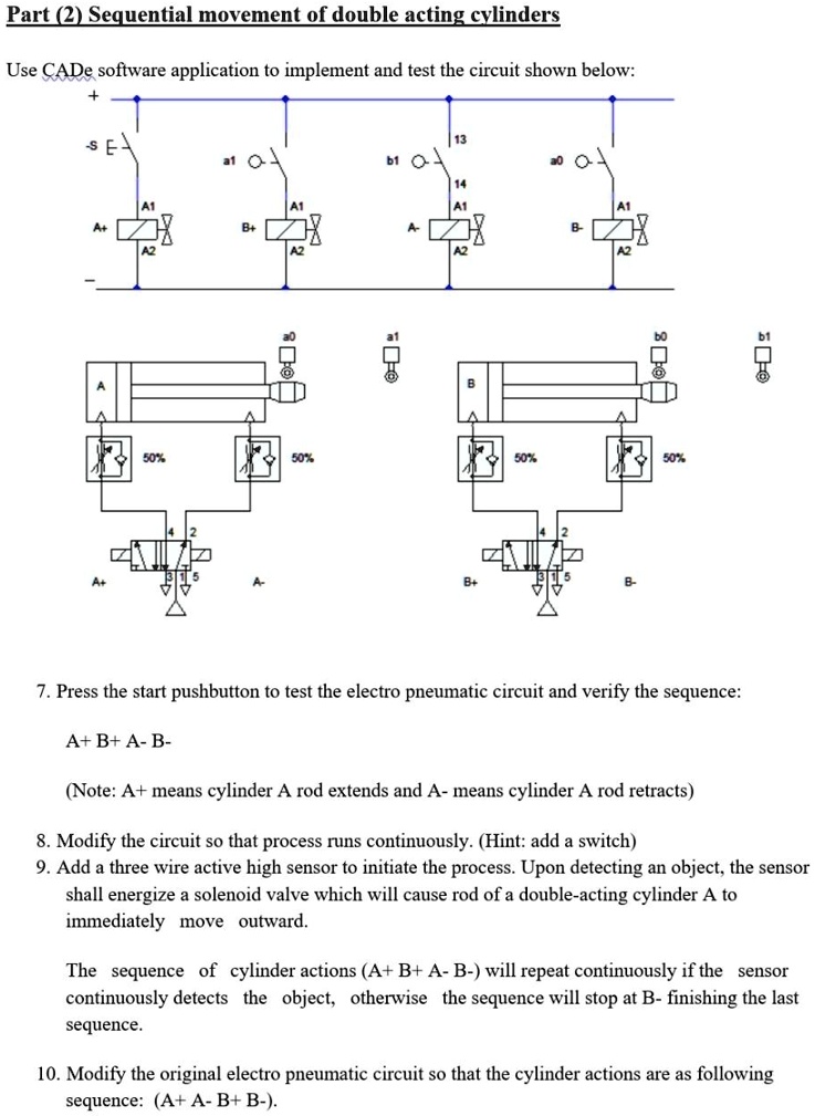 SOLVED: Texts: Modify the circuit by using CAD software for Q8. Part 2 ...
