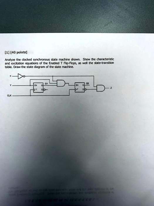 VIDEO solution: Analyze the clocked synchronous state machine shown ...