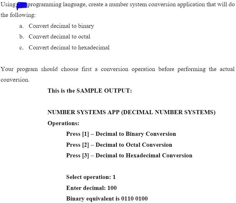 VIDEO solution: Using the JAVA programming language, create a number ...