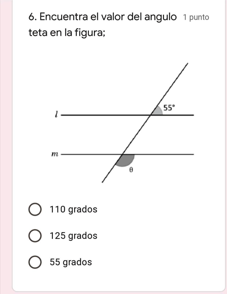 SOLVED: Encuentra el valor del ángulo teta en la figura ayudenme xfavor ...