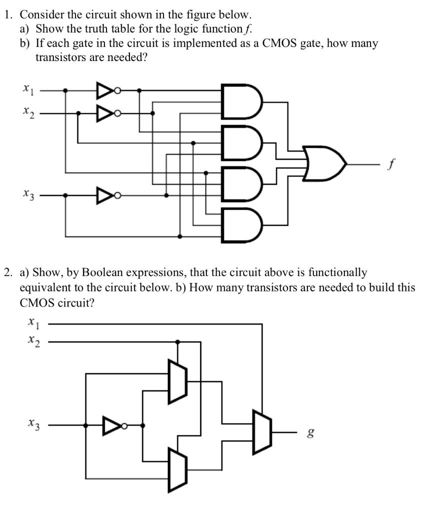 Solved: Need Help With Problem 2 , By Boolean Expressions Please !! 1 