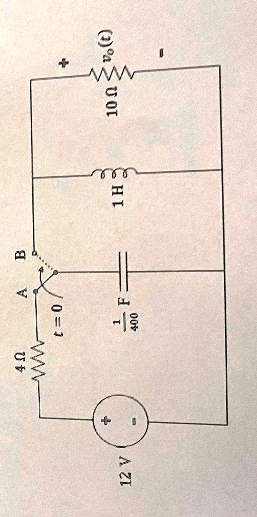 SOLVED: The Circuit Switch Given Below Takes The Value B From A ...