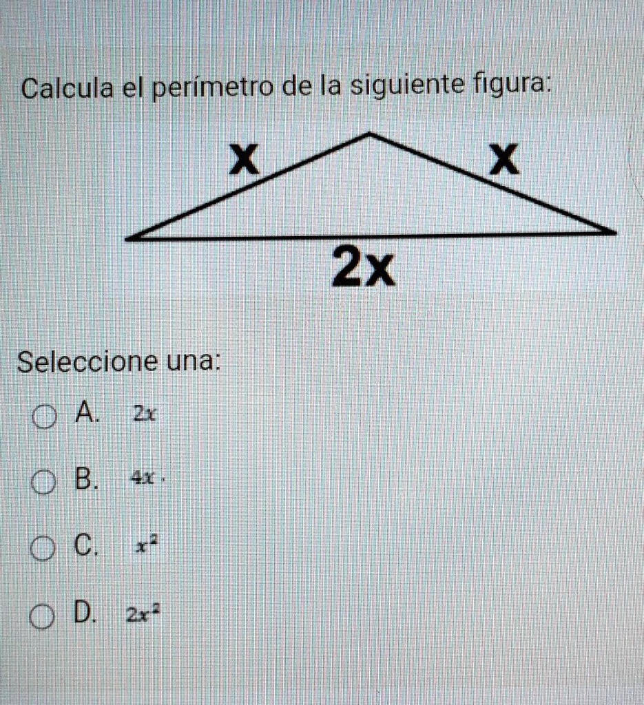 SOLVED: Calcula El Perímetro De La Siguiente Figura: Calcula El ...