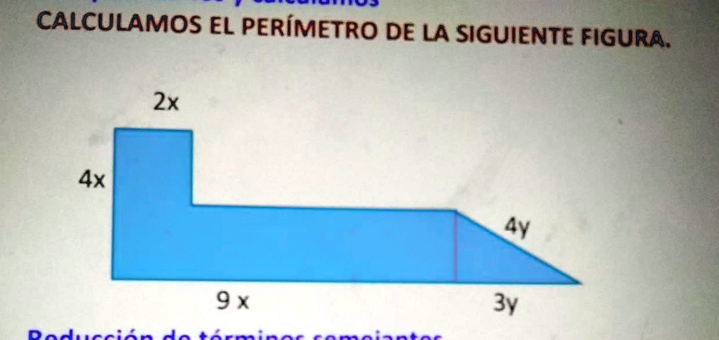 SOLVED: calcular el perimetro de la figura porfavor CALCULAMOS EL