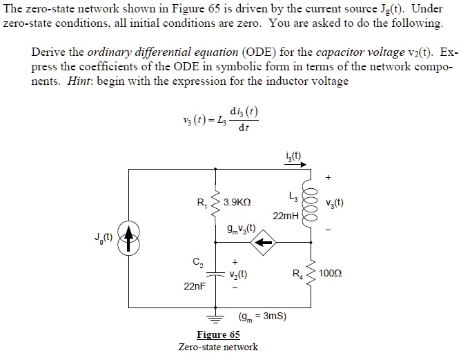 [GET ANSWER] The zero-state network shown in Figure 65 is driven by the ...