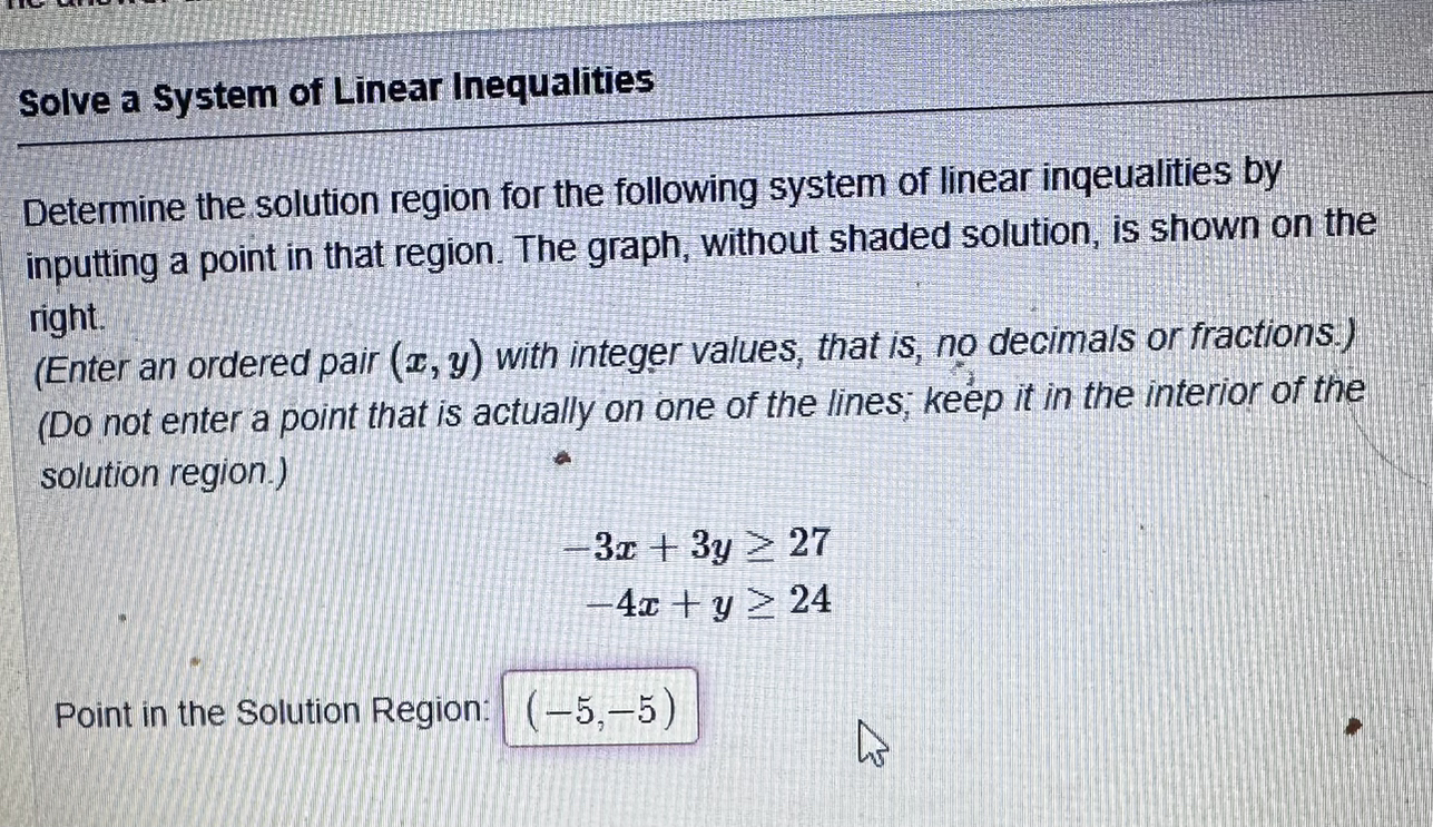 assignment 17.1 verifying solutions for linear inequalities