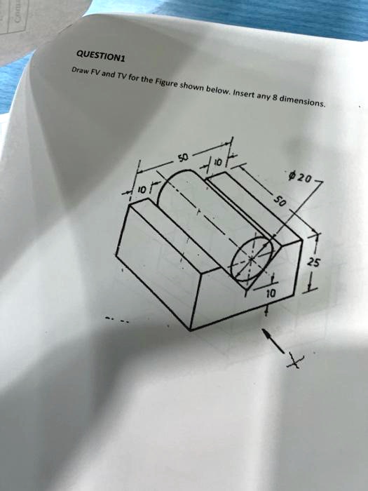 SOLVED: QUESTION: Draw FV and TV for the Figure shown below. Insert any ...