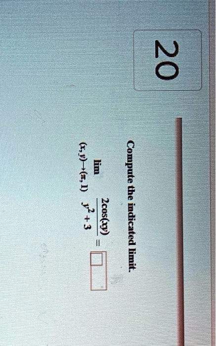 20 1 lin compute the iiz limit 35426