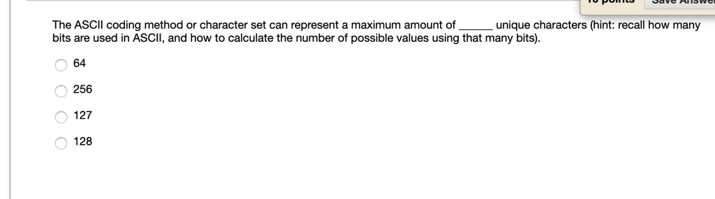 Ascii Codes Table