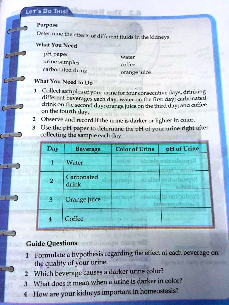 SOLVED Lev' Do This? Purpose Determine the effects of different