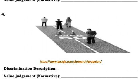 [GET ANSWER] describe the discrimination shown in the following ...