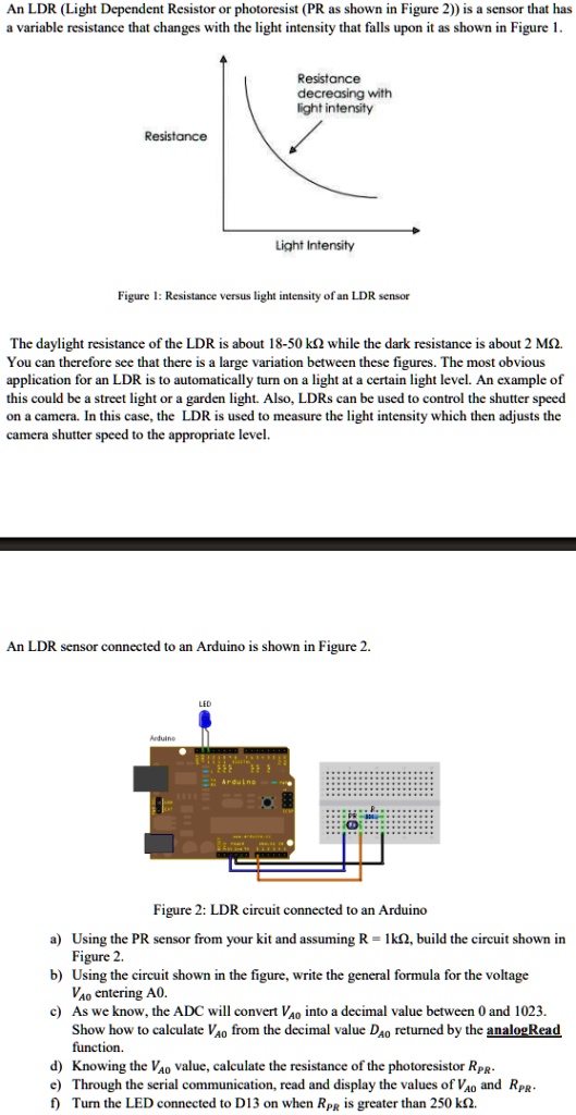 Ldr Sensor Operating Voltage at Geraldine Vega blog