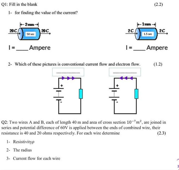 SOLVED: Texts: Q1 Fill in the blank (2.2) 1- for finding the value of ...