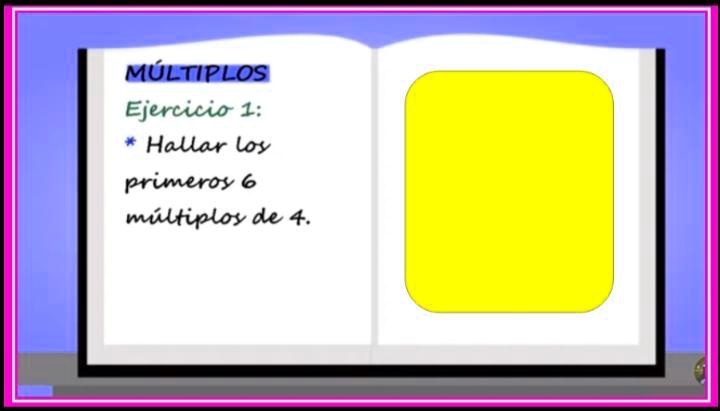 hallar los 6 primeros multiplos de 5