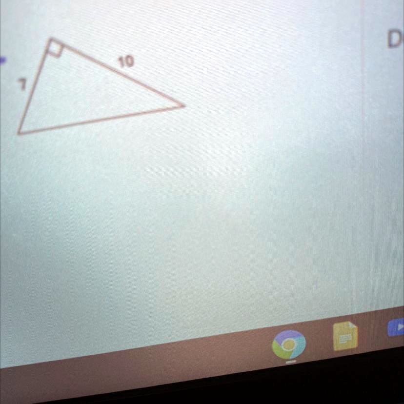 SOLVED: 'Pythagorean Theorem Determine the length of the missing side?
