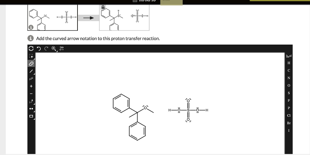 Solved Add The Curved Arrow Notation To This Proton Transfer Reaction