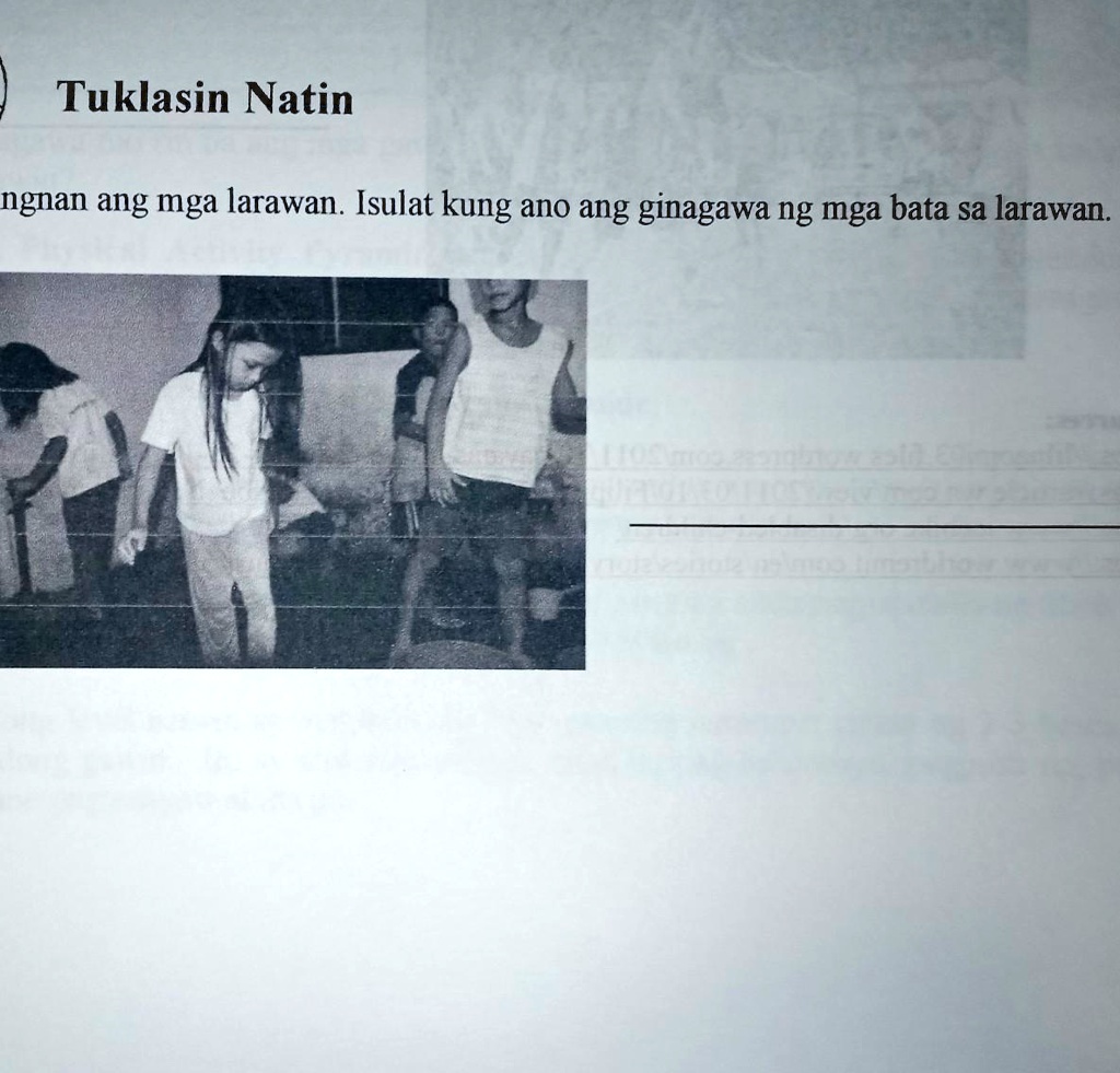 Solved Tuklasin Natinpanuto Tingnan Ang Mga Larawan Isulat Kung Ano