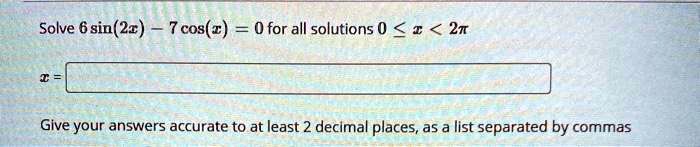 Solve 6sin(2x) - 7cos(x) = 0 for all solutions 0 ≤ x < 2π
x = 
Give your answers accurate to at least 2 decimal places, as a list separated by commas