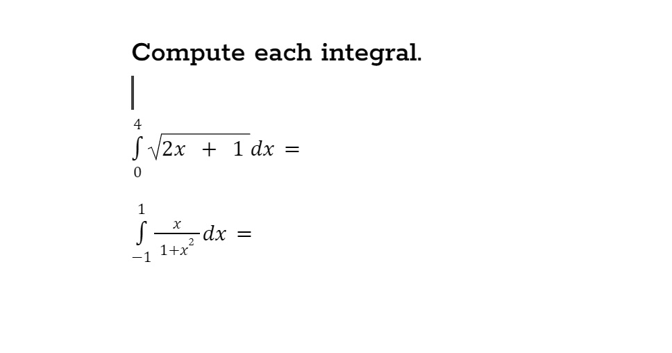 Compute integral store