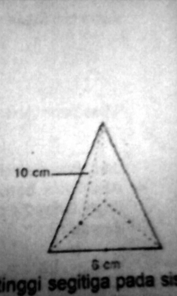 SOLVED: perhatikan gambar limas disamping ini bangun limas segitiga