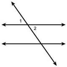 SOLVED: 'Which relationship describes angles 1 and 2? adjacent angles ...