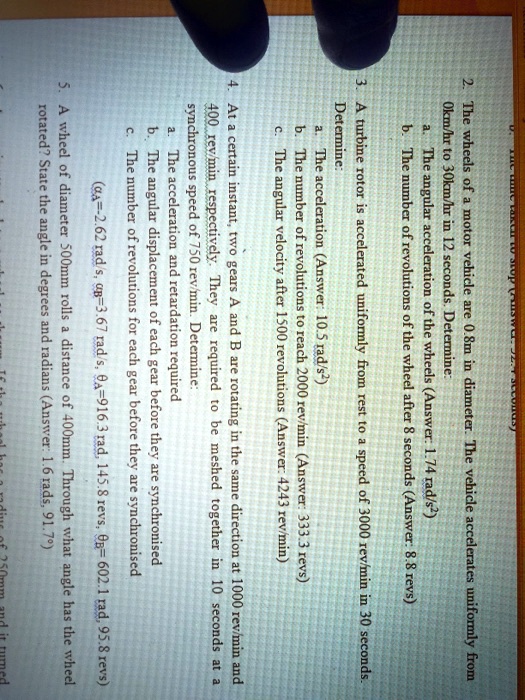 SOLVED The acceleration and retardation required synchronous speed of