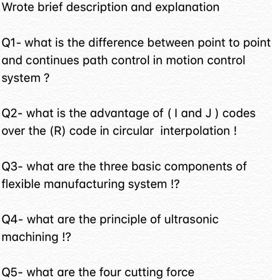 Wrote brief description and explanation Q1- what is the difference ...