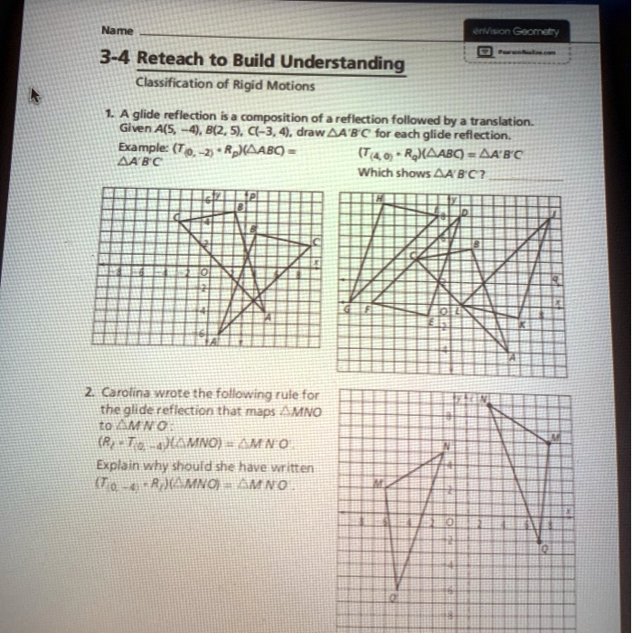 Reteach To Build Understanding Answer Key