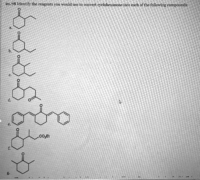 Solved: 21.78 Identify The Reagents You Would Use To Convert 