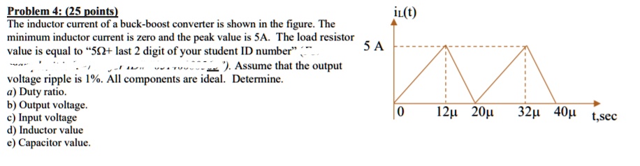 Inductor Current Ripple Ratio Inverting Buck Boost SOLVED: Take the load resistor value as