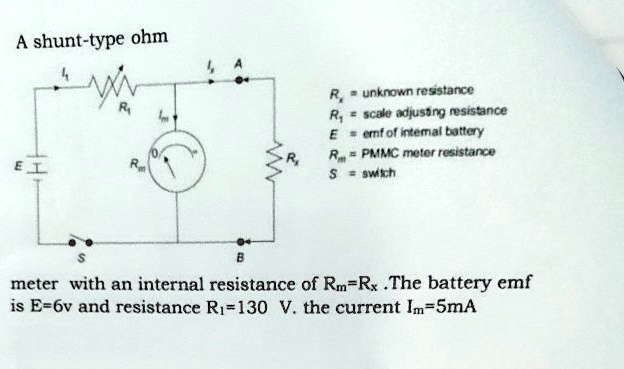 Ohm Meter Series Type Shunt Type, portable box type is 1 of the