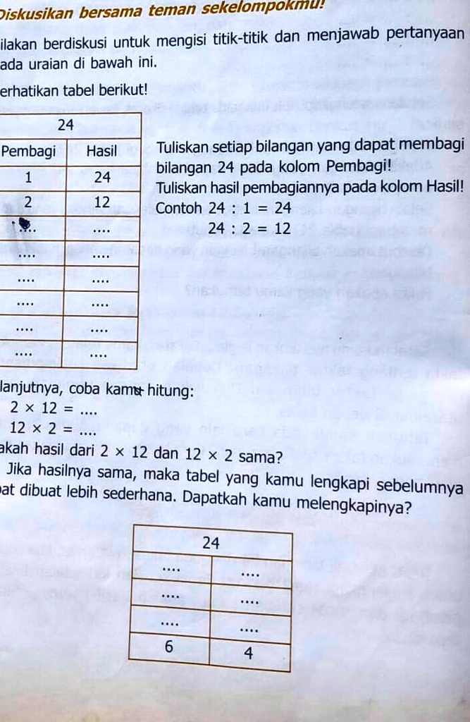 SOLVED: Ada Yang Tau Gak Pembagian Kayak Gini ? Iskusikan Bersama Teman ...