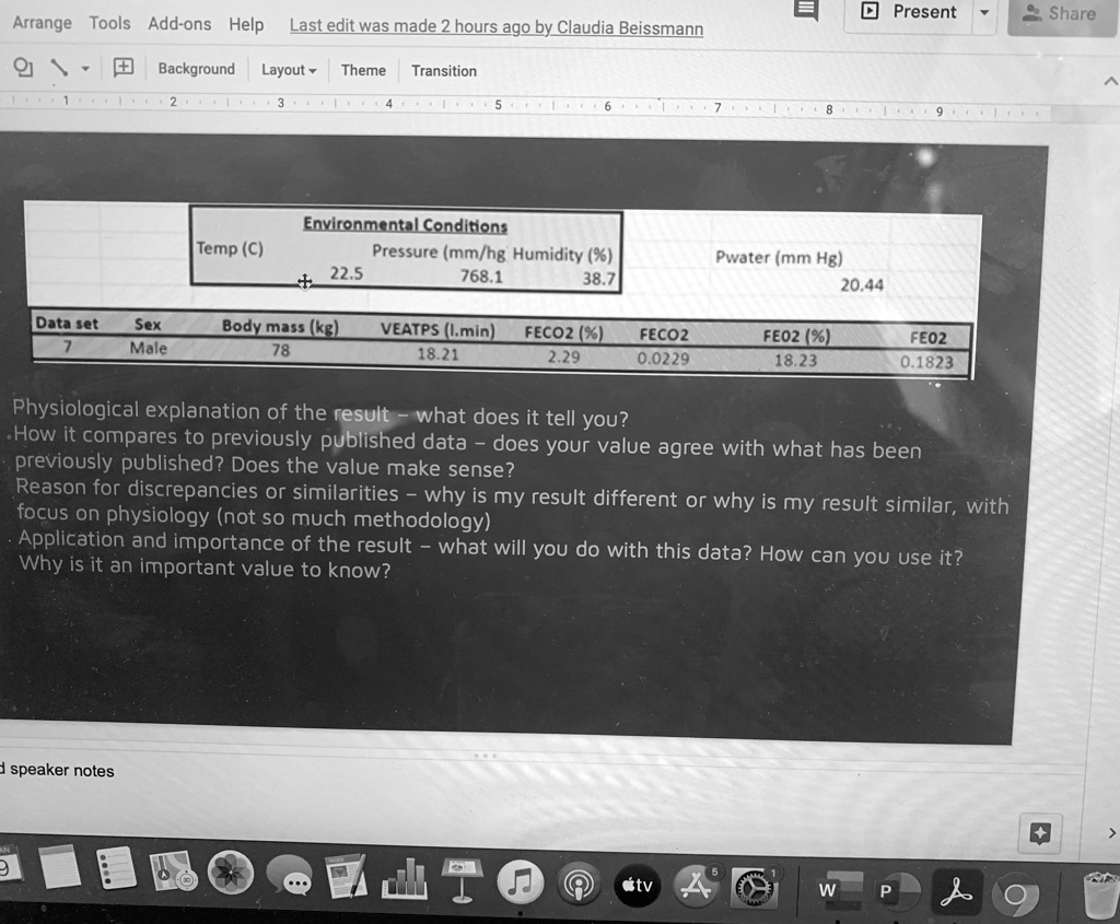 How To Calculate Rer From Vo2 And Vco2