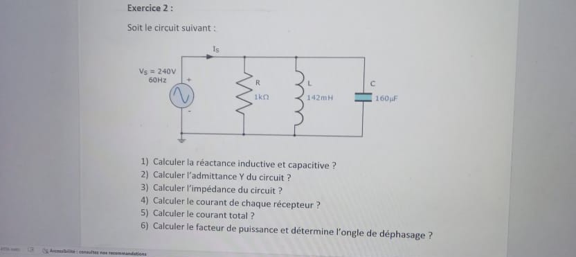 comment calculer la quantité d électricité qui traverse le circuit