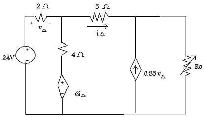 Solved: The Variable Resistor Ro In The Circuit In Fig Is Adjusted 