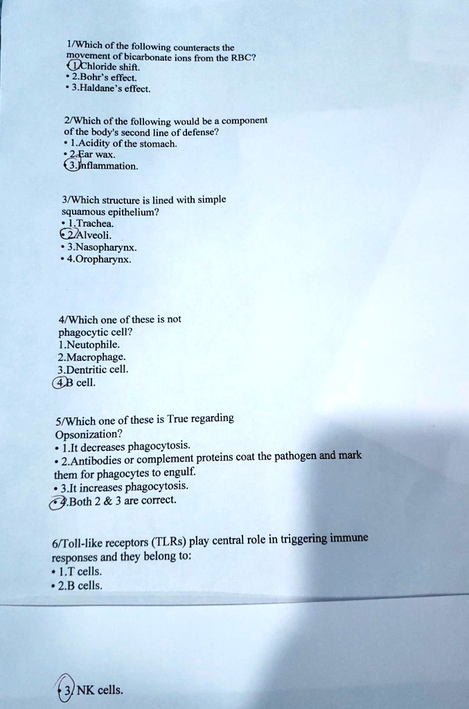 SOLVED: 1/Which of the following counteracts the movement of ...