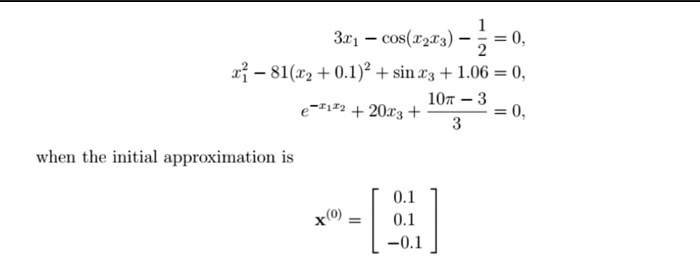 find the 5 iteration newton raphson solution calculate the approximate ...