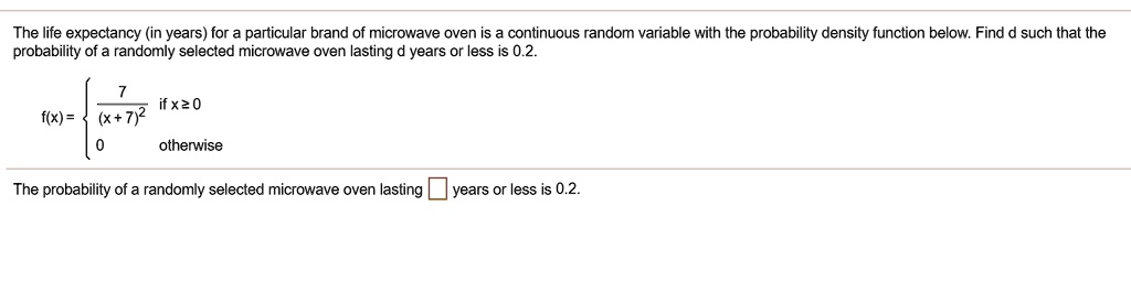 microwave oven life expectancy