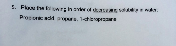 2 chloropropane solubility in water