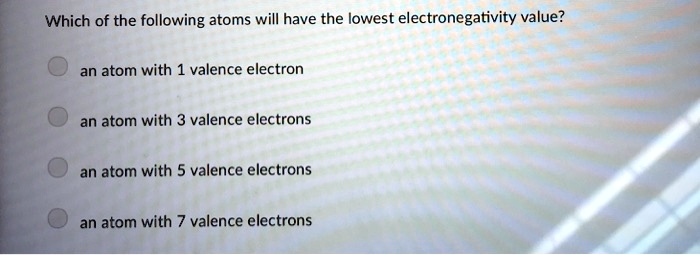 Which Atoms Have the Lowest Electronegativity-Periodic Table Review