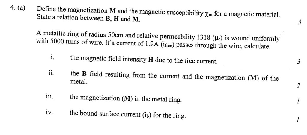 Define magnetization deals