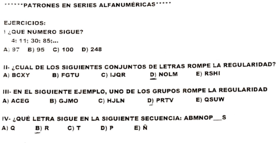 SOLVED: Alguien Me Explica Esto ? Son 4 Problemas Cortos PATRONES EN ...