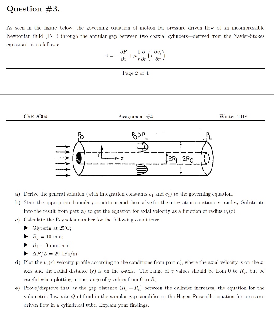 SOLVED: As seen in the figure below, the governing equation of motion ...